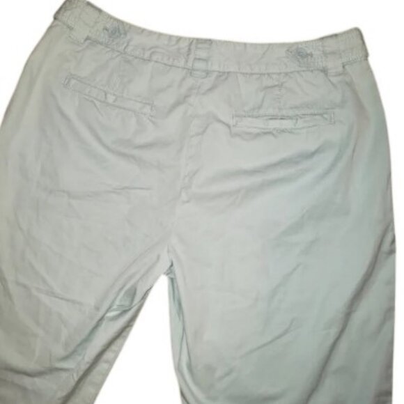 Liz Claiborne blue cotton capris pants size 10 - Picture 4 of 7